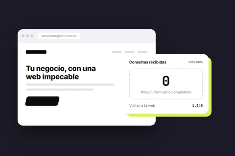 Web prolija con cero consultas recibidas en el mes