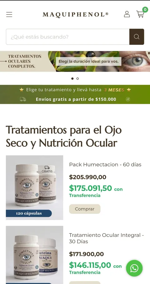 Tienda online de Maquiphenol en celular